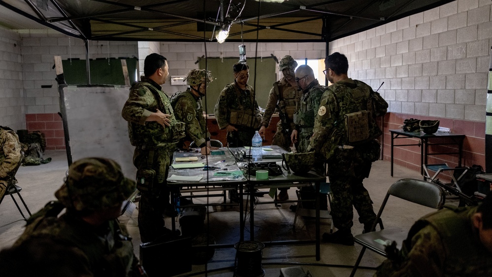 Southern Jackaroo 25: MRF-D 25.3 conducts planning with Japan Ground Self-Defense Force