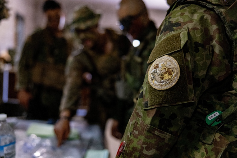 Southern Jackaroo 25: MRF-D 25.3 conducts planning with Japan Ground Self-Defense Force