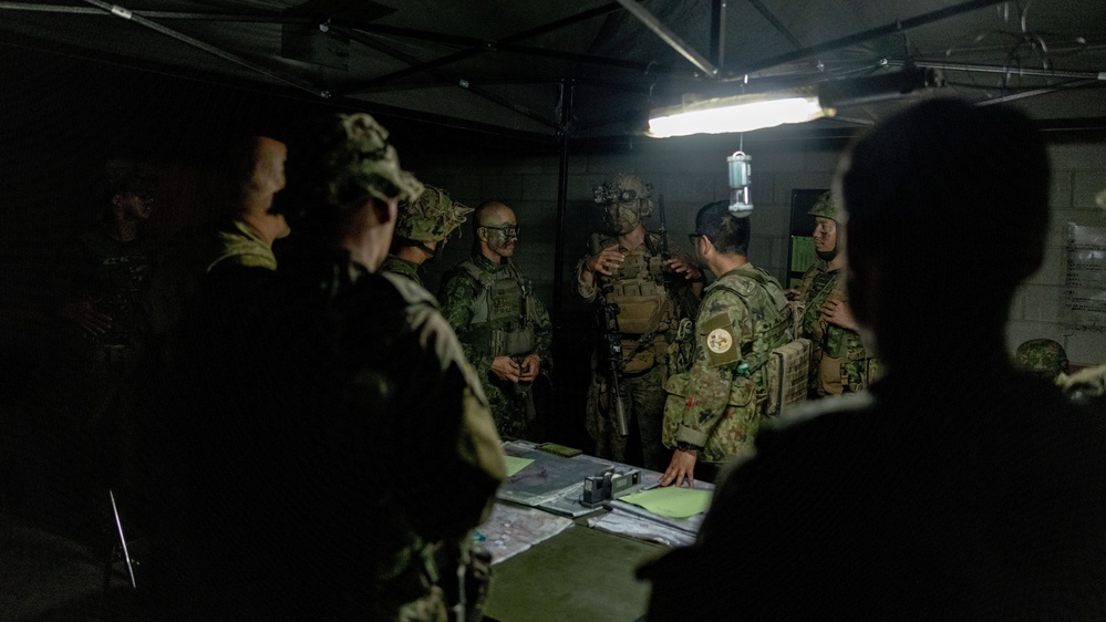 Southern Jackaroo 25: MRF-D 25.3 conducts planning with Japan Ground Self-Defense Force