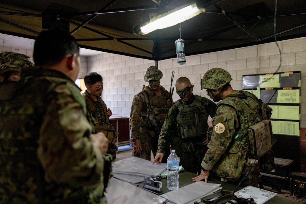Southern Jackaroo 25: MRF-D 25.3 conducts planning with Japan Ground Self-Defense Force