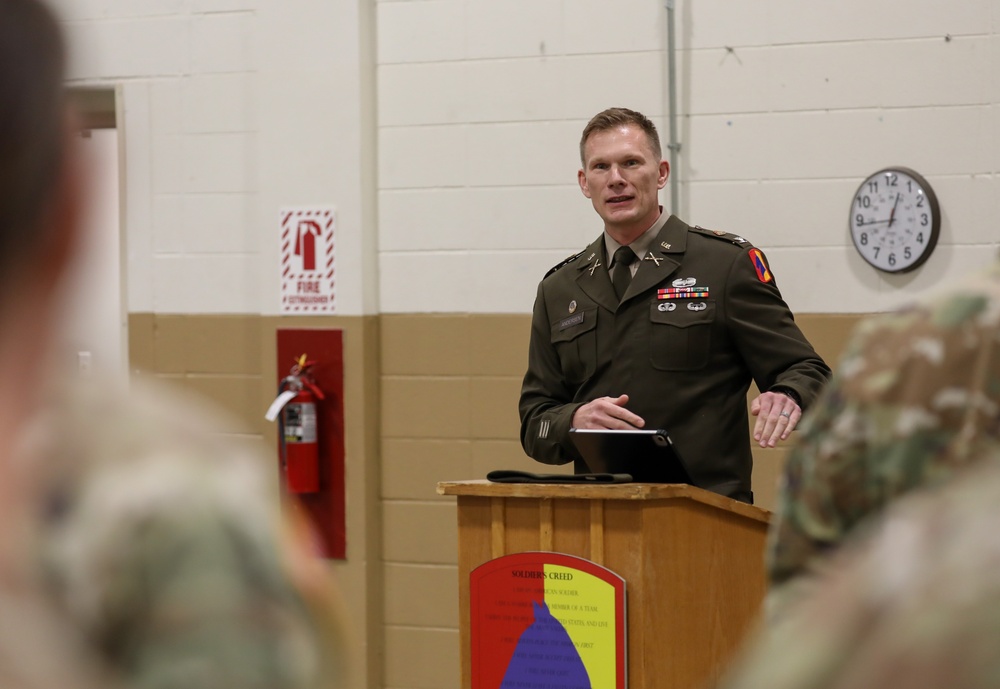 Andersen promoted to colonel in Lexington ceremony