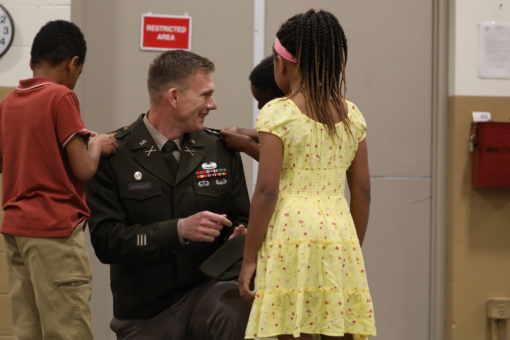 Andersen promoted to colonel in Lexington ceremony