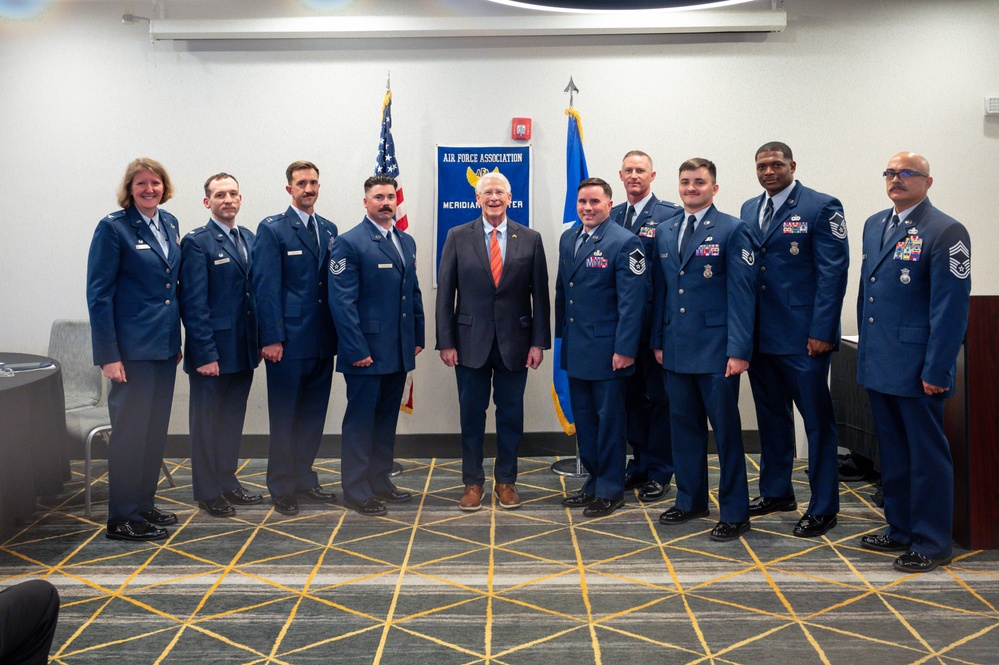 U.S. Senator Roger Wicker speaks at the Annual Air and Space Force Association, G.V. &quot;Sonny&quot; Montgomery Chapter Meeting