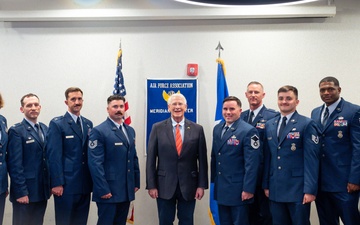 U.S. Senator Roger Wicker speaks at the Annual Air and Space Force Association, G.V. &quot;Sonny&quot; Montgomery Chapter Meeting