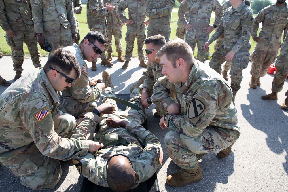 MEDEVAC Hot and Cold load training