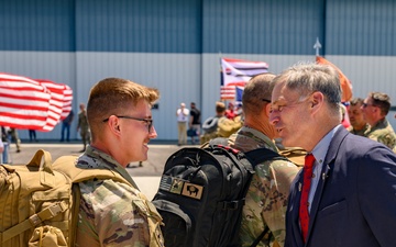 Return of the 2-300th Field Artillery Regiment from Kuwait Deployment