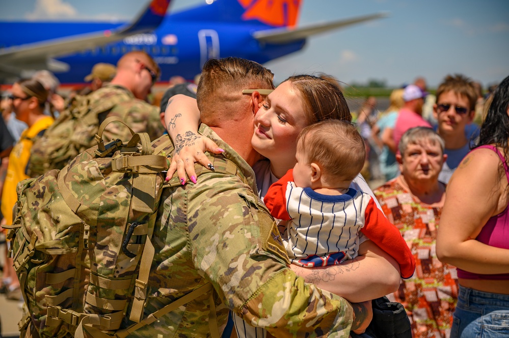 Return of the 2-300th Field Artillery Regiment from Kuwait Deployment