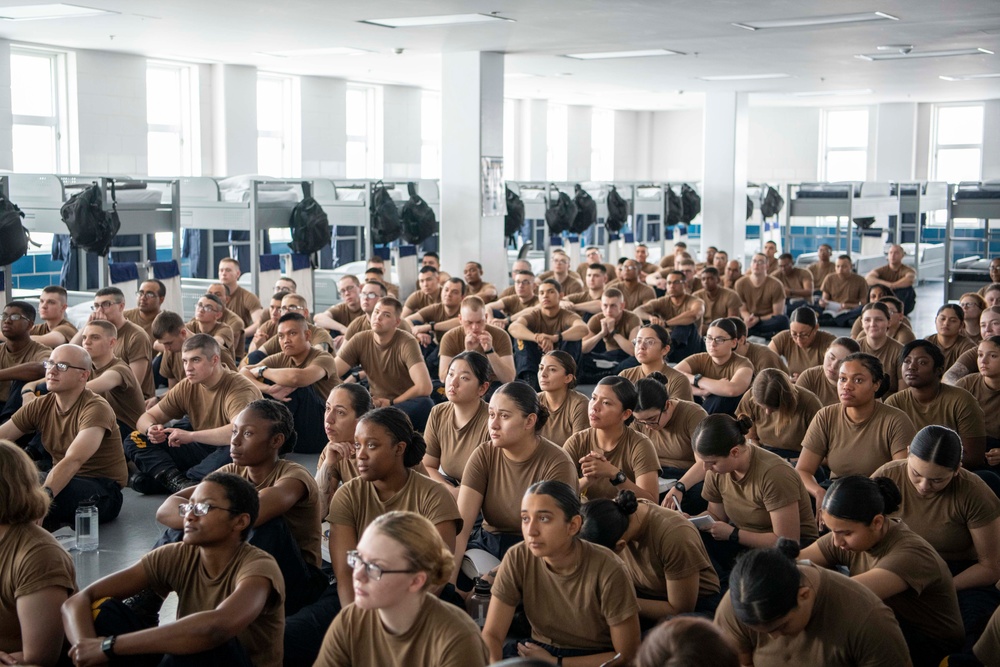 Recruits Undergo Training At Recruit Training Command