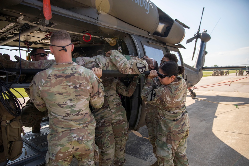 MEDEVAC Hot and Cold load training