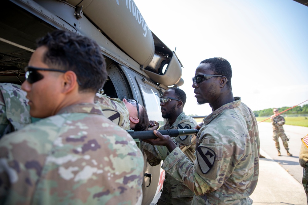 MEDEVAC Hot and Cold load training