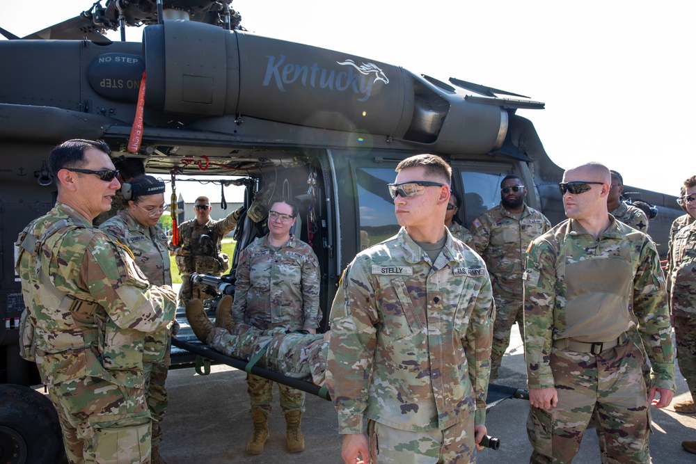 MEDEVAC Hot and Cold load training