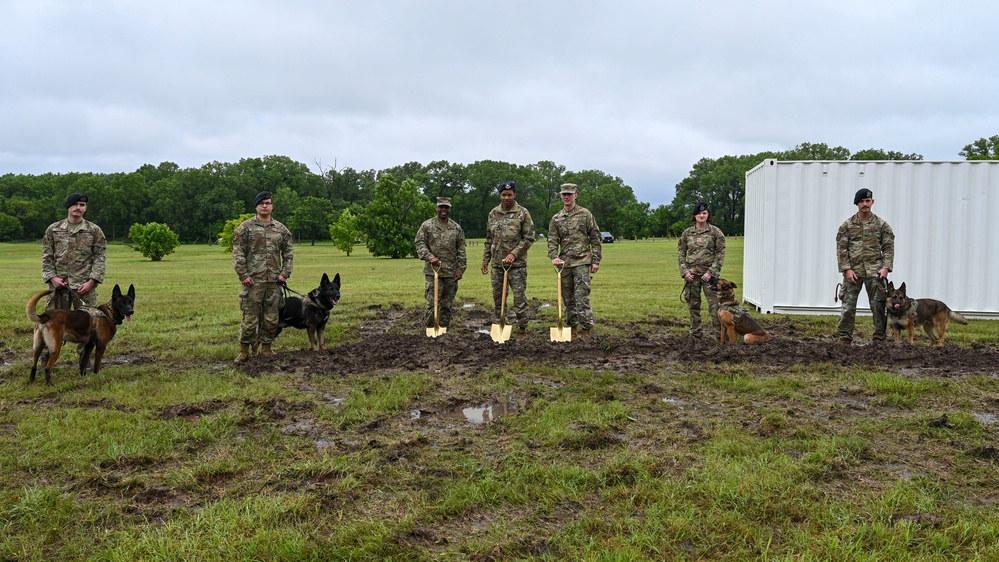 New military working dog facility groundbreaking