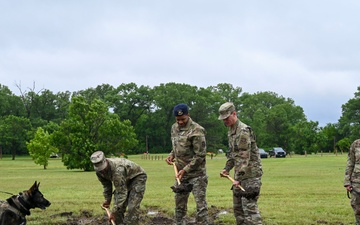 New military working dog facility groundbreaking