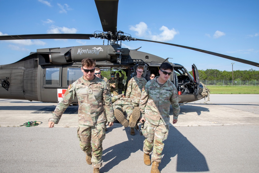 MEDEVAC Hot and Cold load training