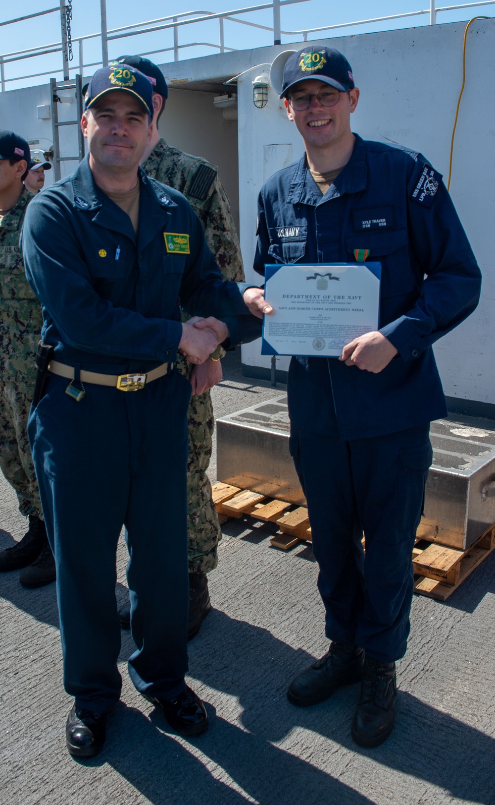 USS Green Bay Captains Call