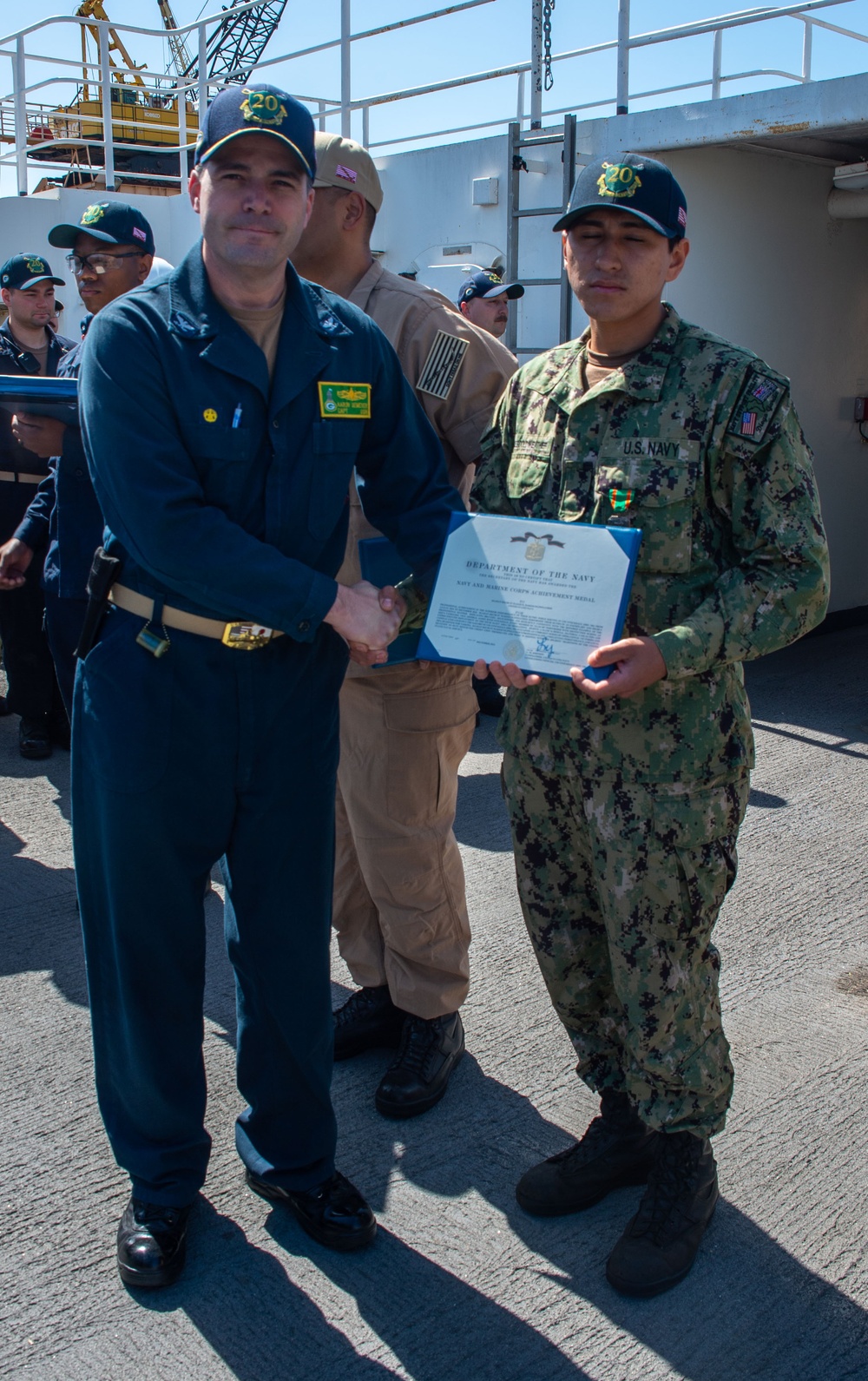 USS Green Bay Captains Call