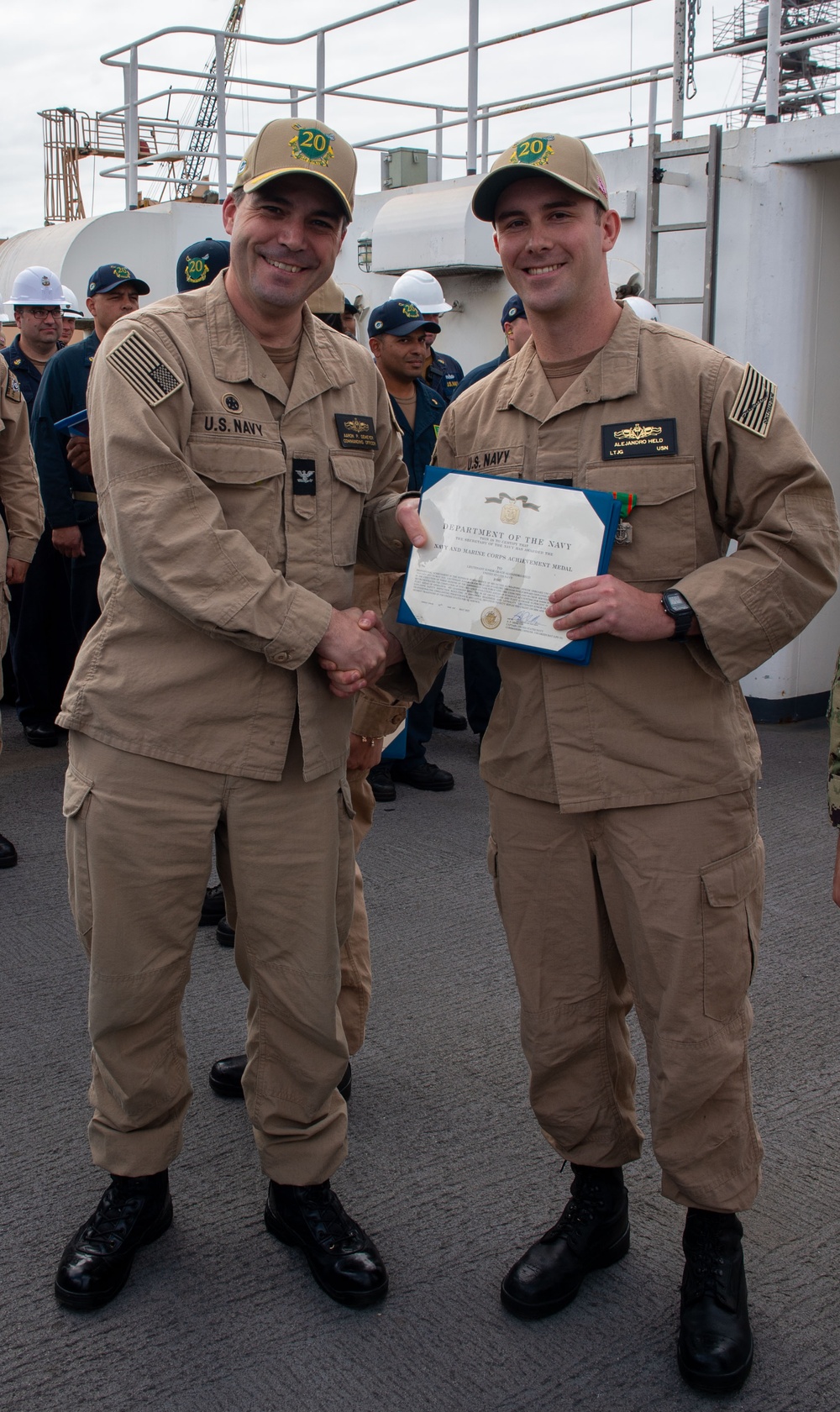 USS Green Bay Captains Call