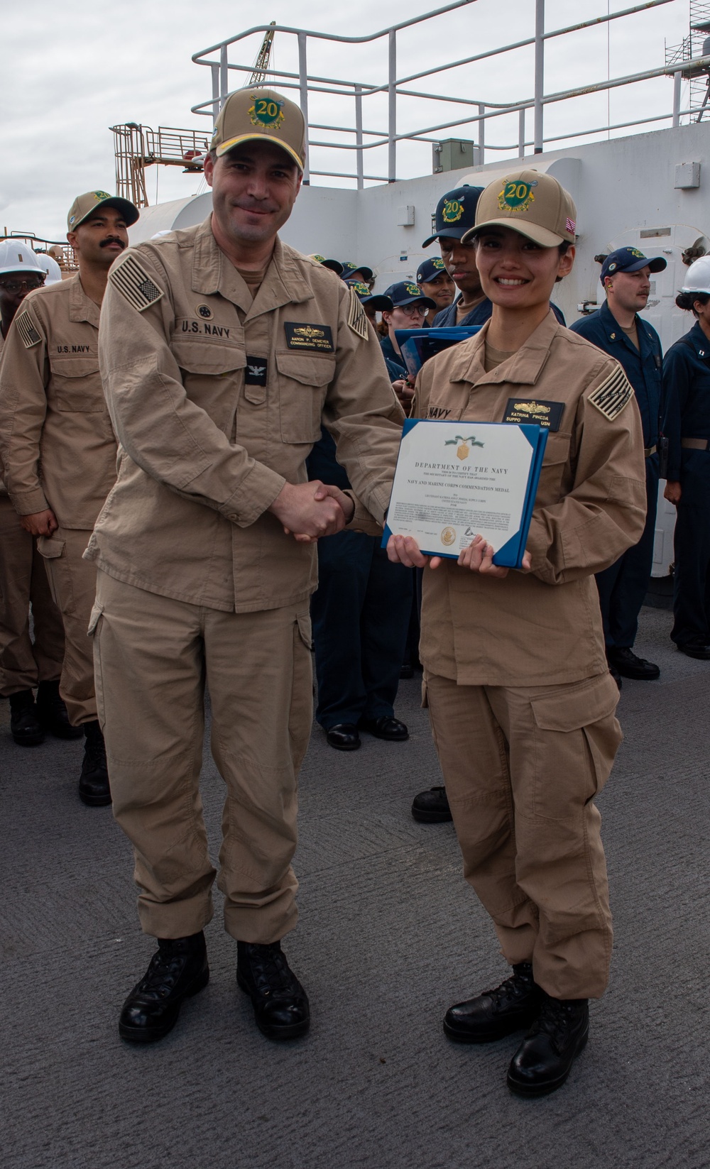 USS Green Bay Captains Call