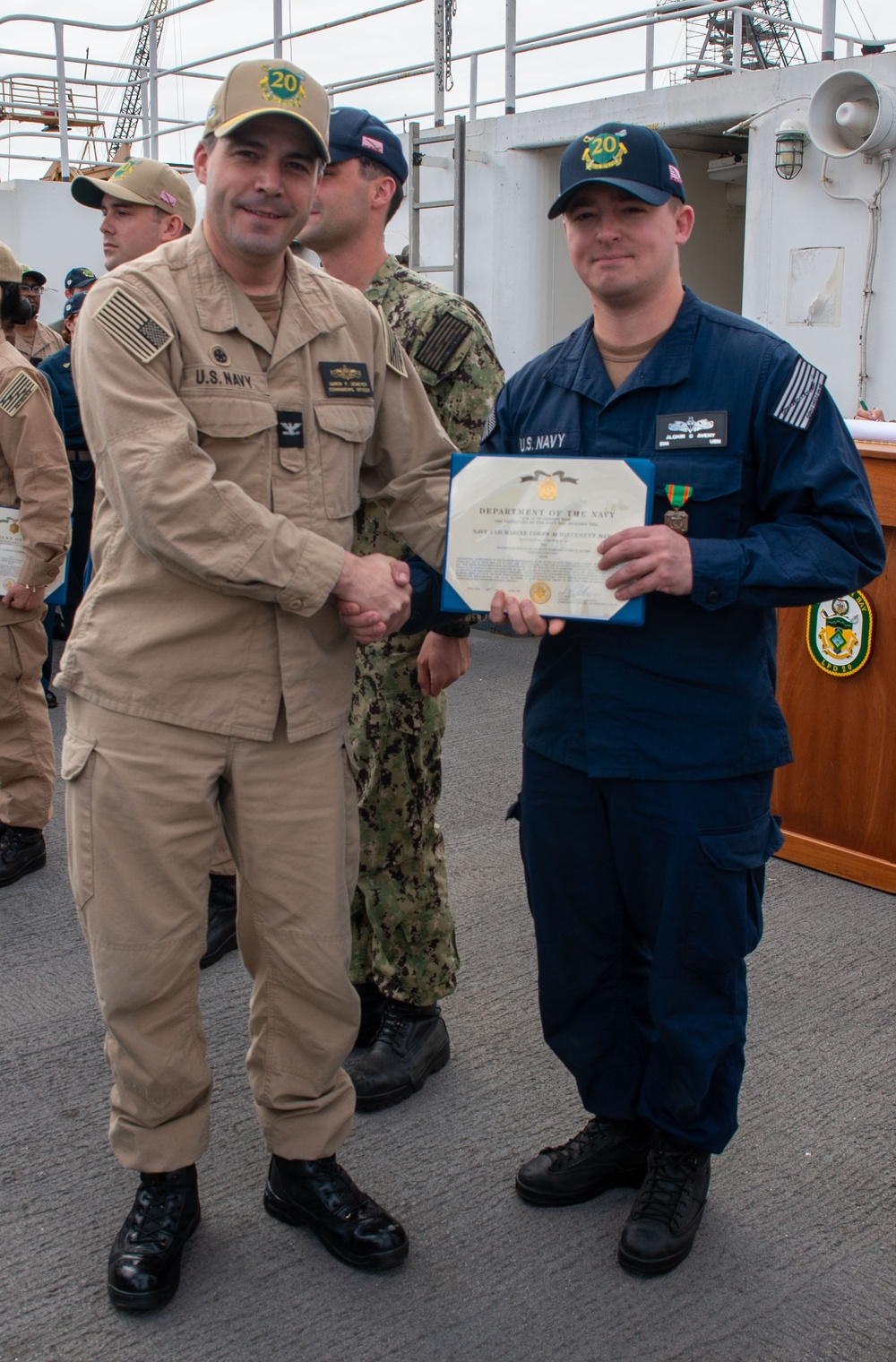 USS Green Bay Captains Call