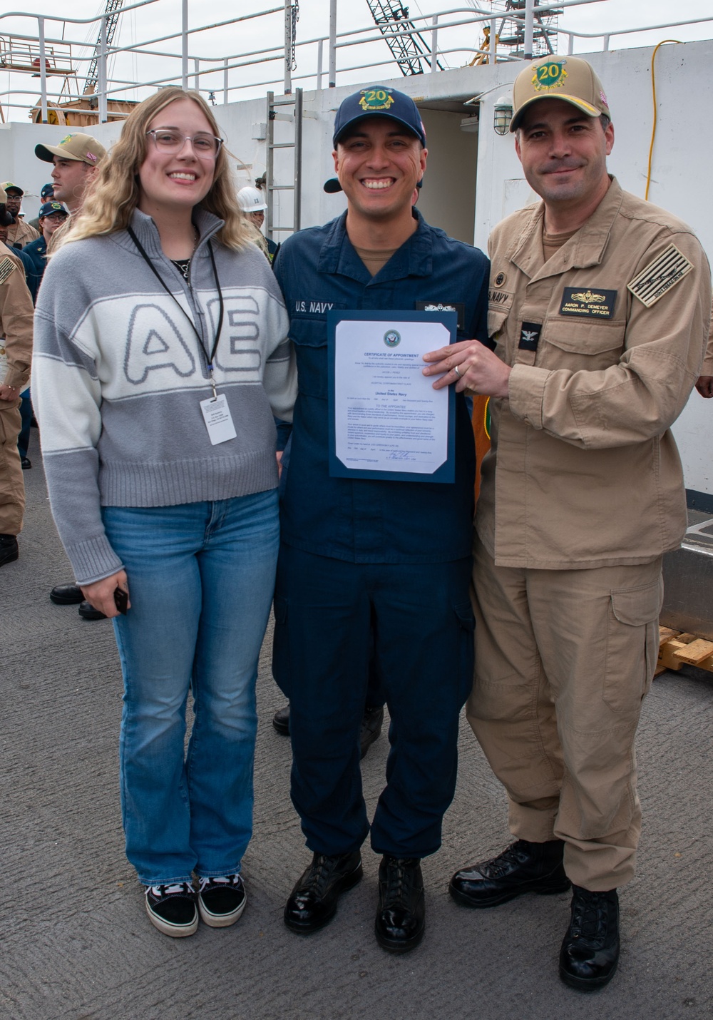 USS Green Bay Captains Call