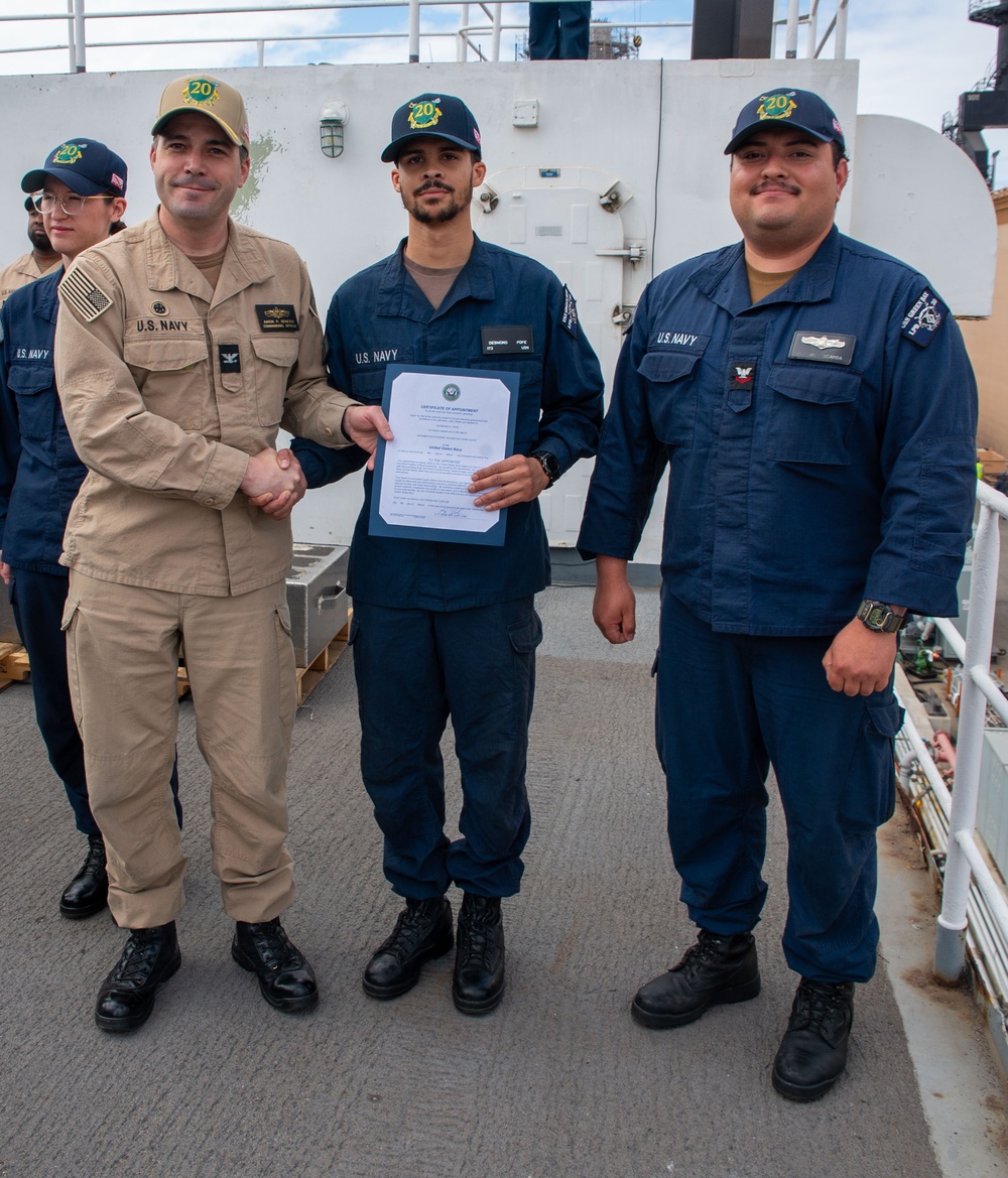 USS Green Bay Captains Call
