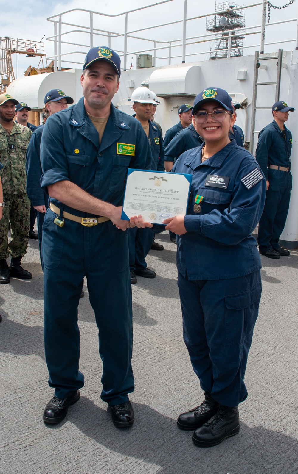 USS Green Bay Captains Call