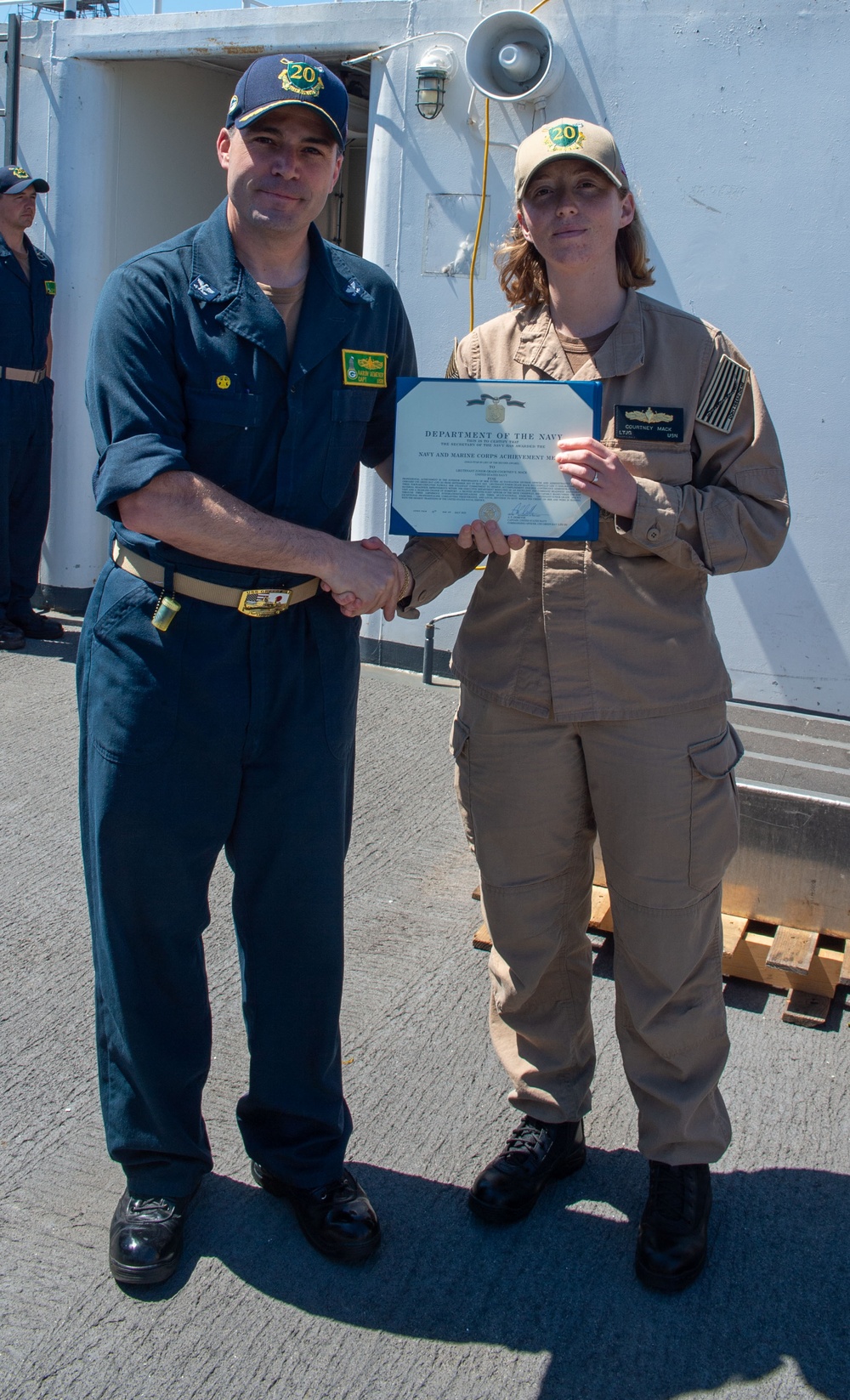 USS Green Bay Captains Call