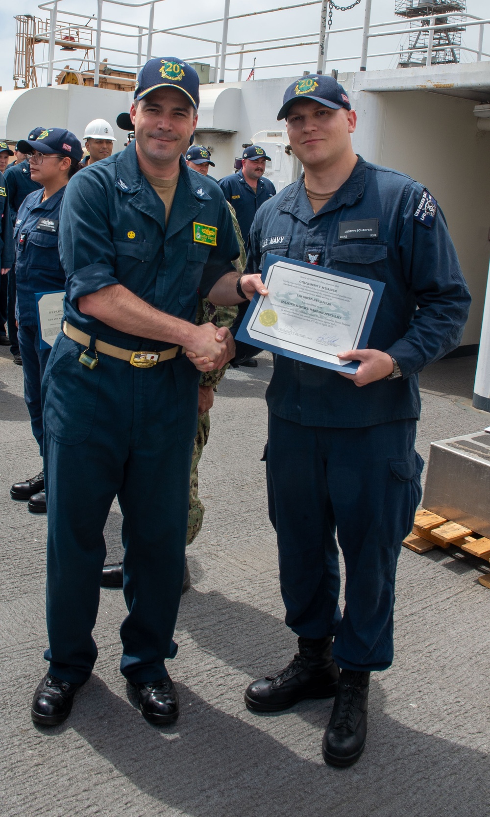 USS Green Bay Captains Call