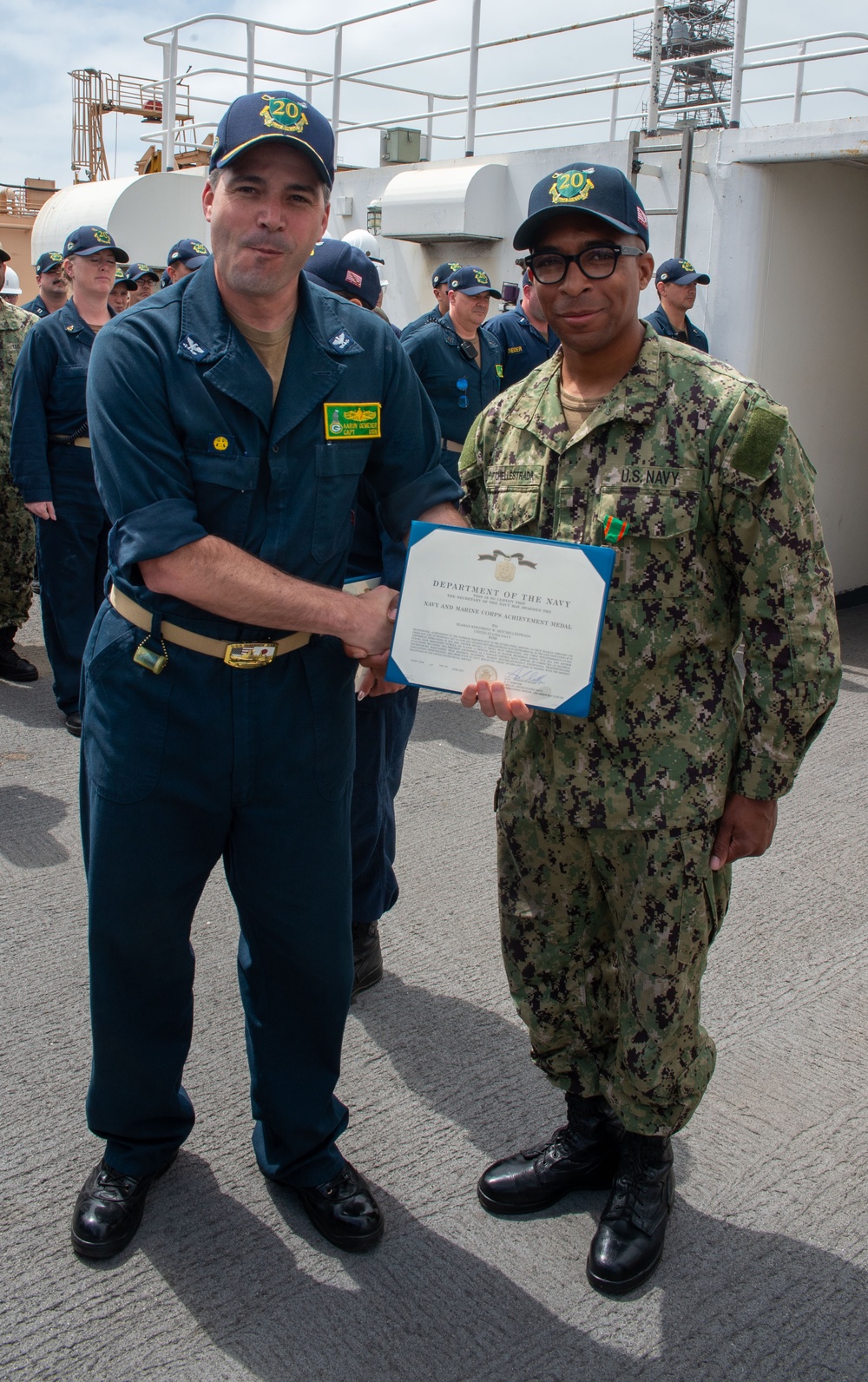 USS Green Bay Captains Call