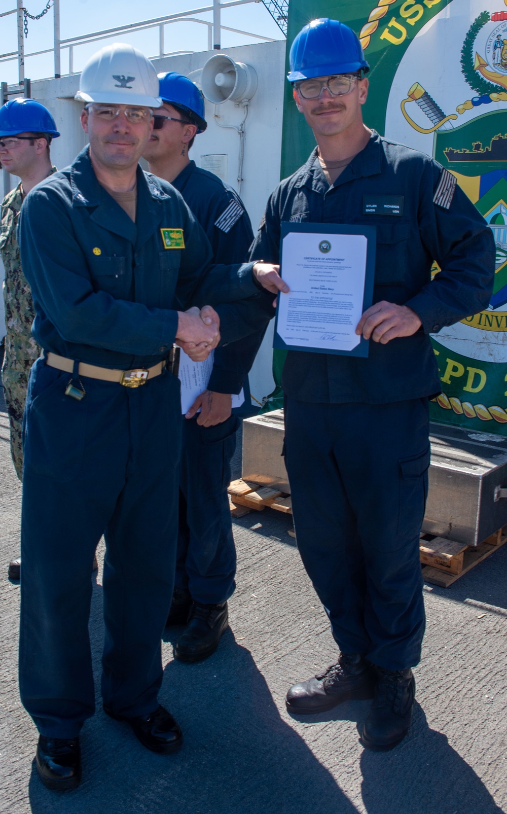 USS Green Bay Captains Call
