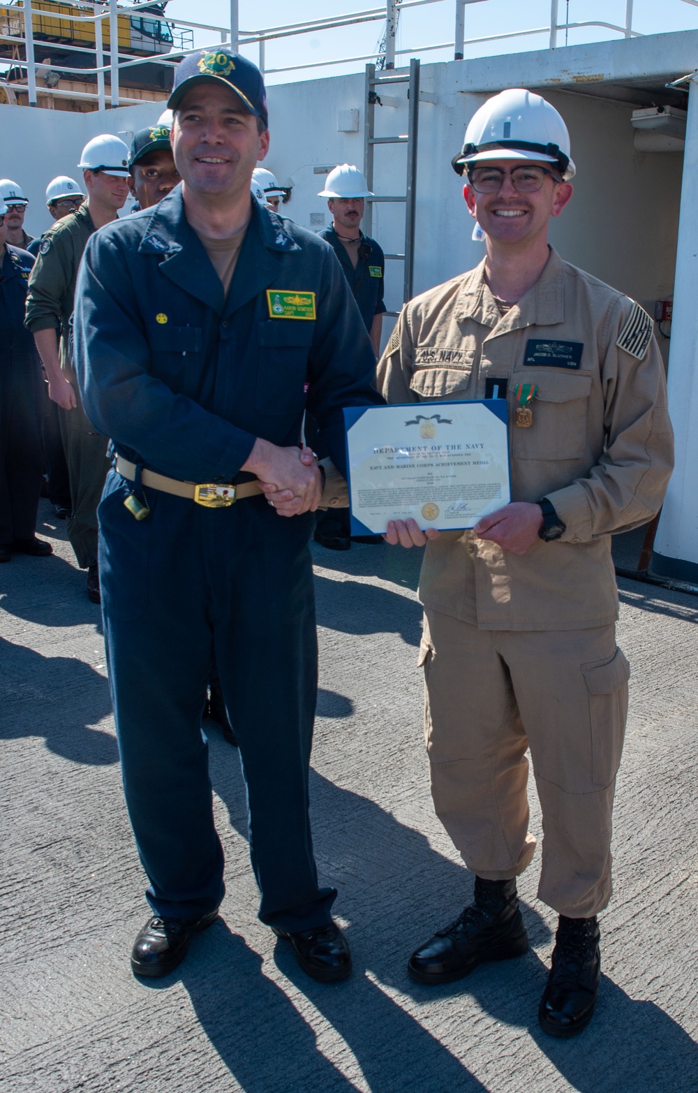 USS Green Bay Captains Call