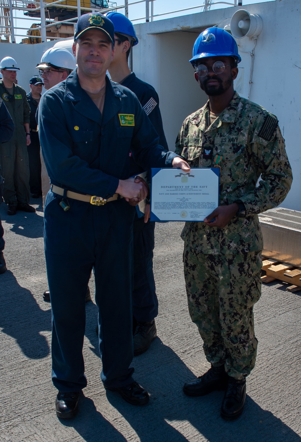 USS Green Bay Captains Call