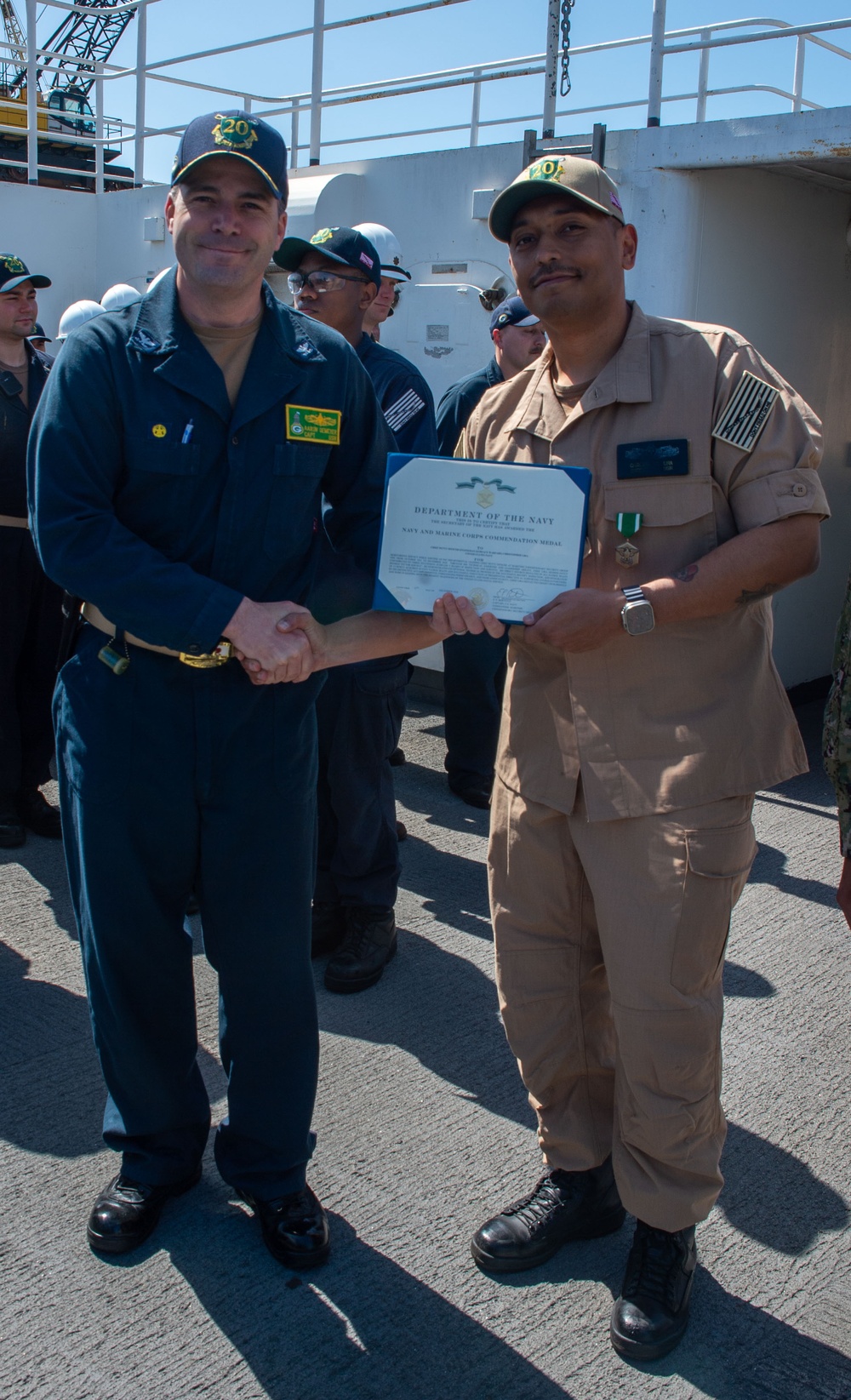 USS Green Bay Captains Call