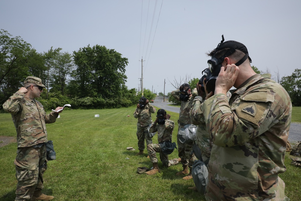 District of Columbia National Guard 74th Troop Command conducts chemical warfare