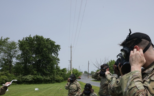 District of Columbia National Guard 74th Troop Command conducts chemical warfare
