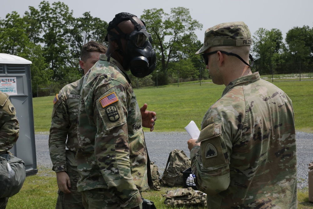 District of Columbia National Guard 74th Troop Command conducts chemical warfare