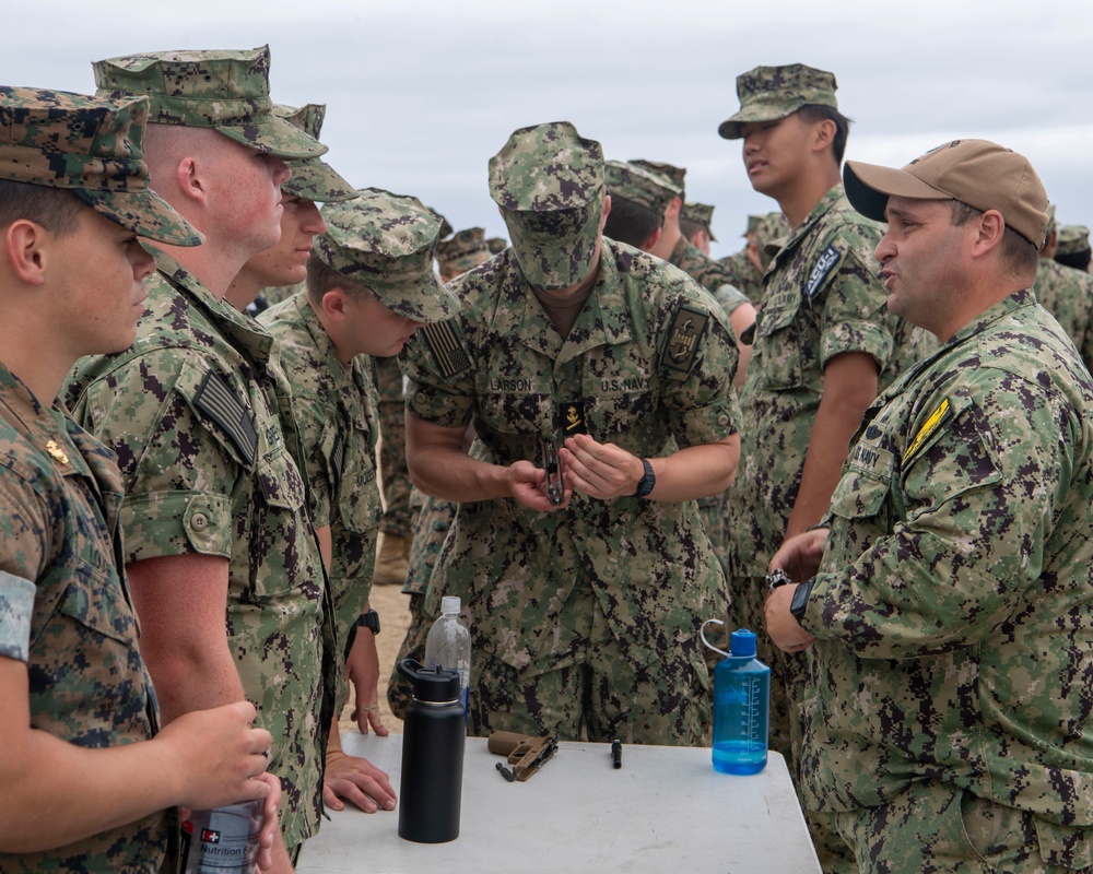Midshipmen Visit Naval Amphibious Base, Observe Beach Operations