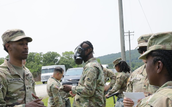 District of Columbia National Guard 74th Troop Command conducts chemical warfare