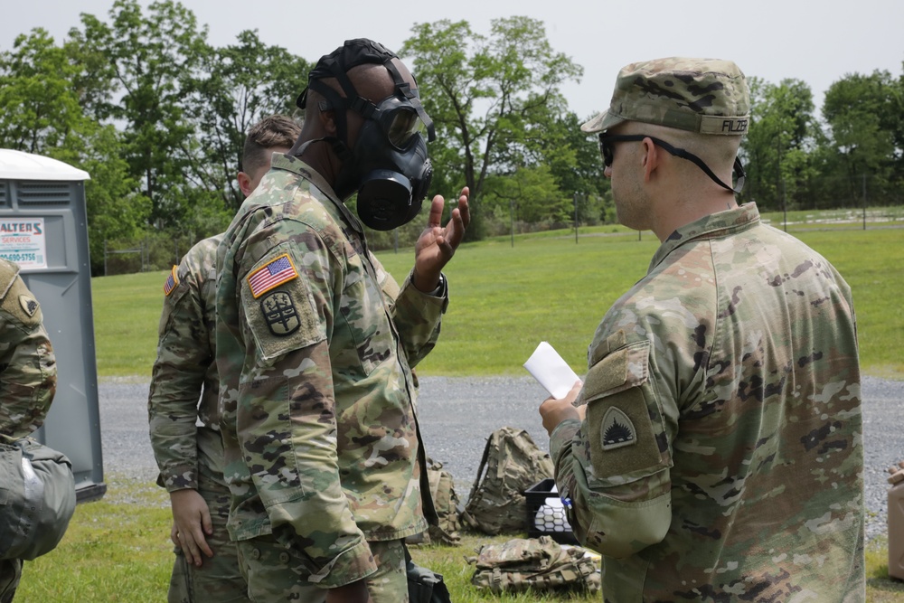 District of Columbia National Guard 74th Troop Command conducts chemical warfare