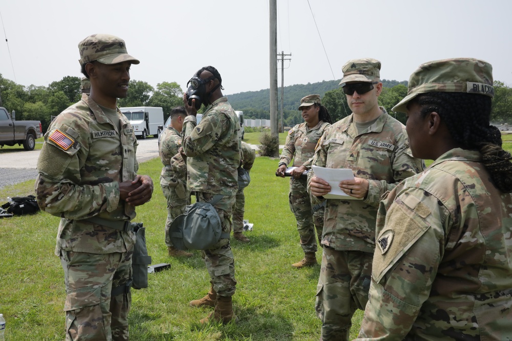 District of Columbia National Guard 74th Troop Command conducts chemical warfare