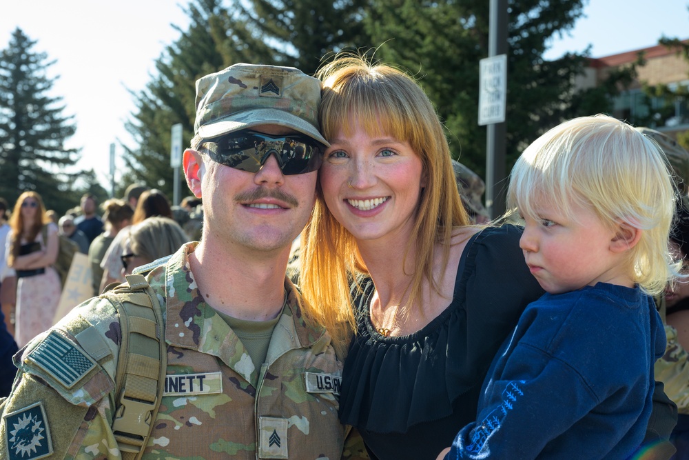2-300th Field Artillery Regiment returns home from deployment