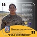 1-102nd Infantry Regiment &quot;IM A DEFENDER&quot; Spc. Sebastian Chaljub-Cuesta