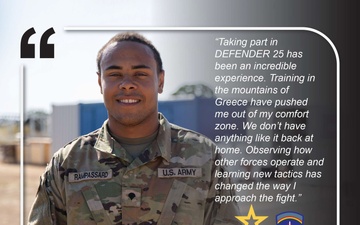 1-102nd Infantry Regiment, &quot;IM A DEFENDER&quot; Spc. Donovan Rampassard
