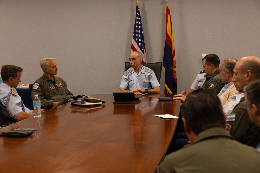 Brig. Gen. Gustavo Valverde Fuerza Aerea Argentina Air Chief visits 162nd Wing