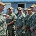 COMSUBGRU-9 Presents Olympic Bowl Trophy to USS Nebraska (SSBN 739)