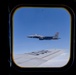 KC-135 Stratotanker refuels F-15E Strike Eagle