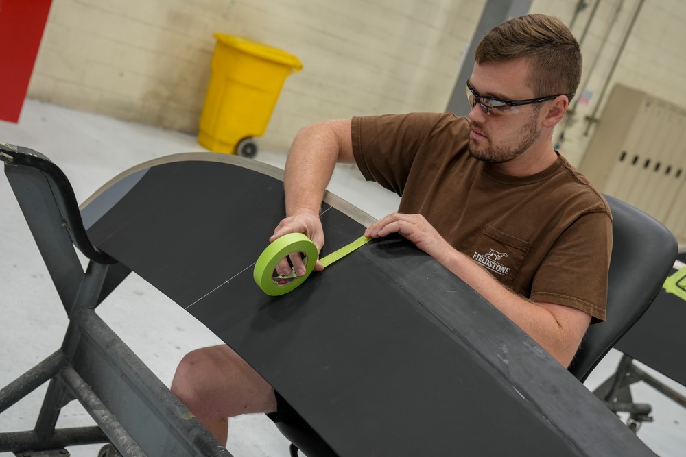 402nd Commodities Maintenance Group C-130 Prop maintenance