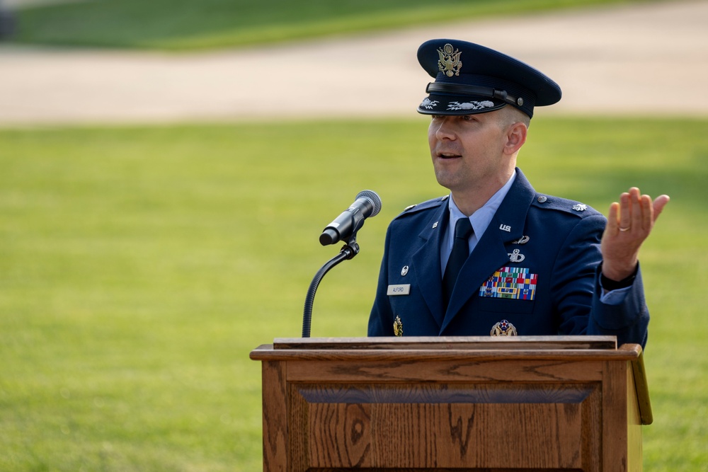 Officer assumes command of U.S. Air and Space Force Honor Guards