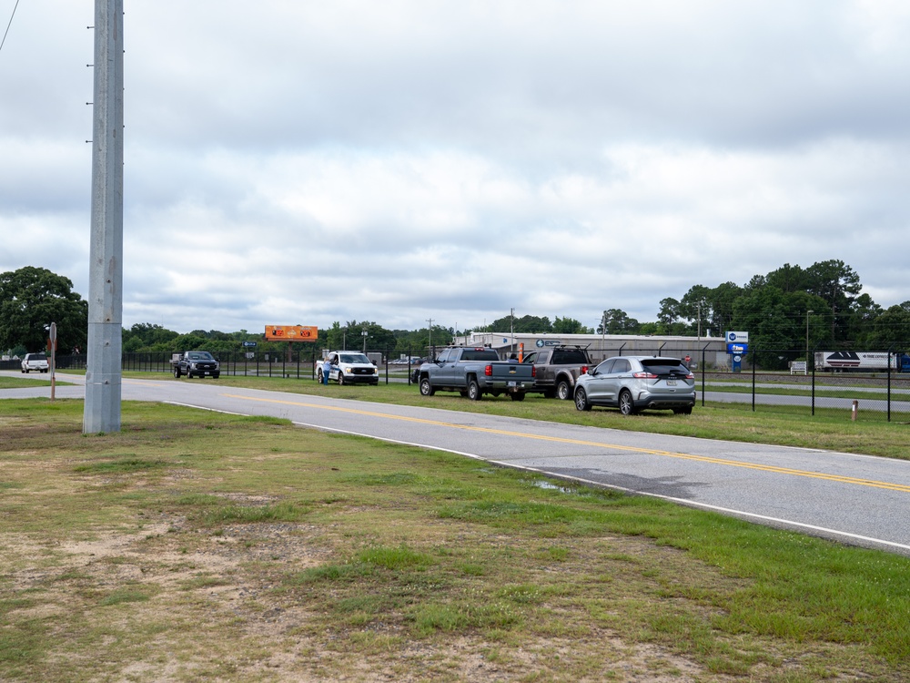 Robins AFB sends C-130 to Eglin AFB