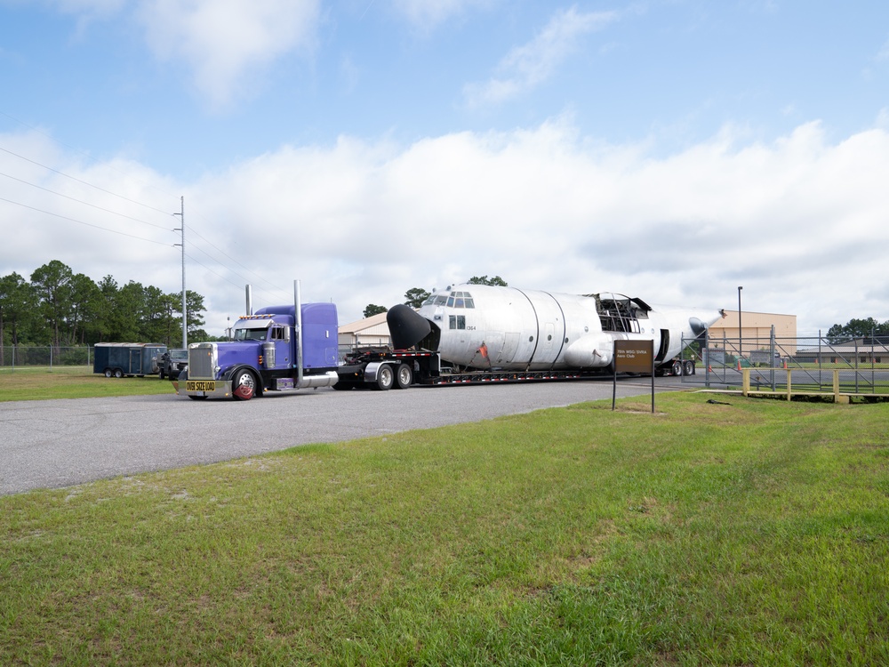 Robins AFB sends C-130 to Eglin AFB